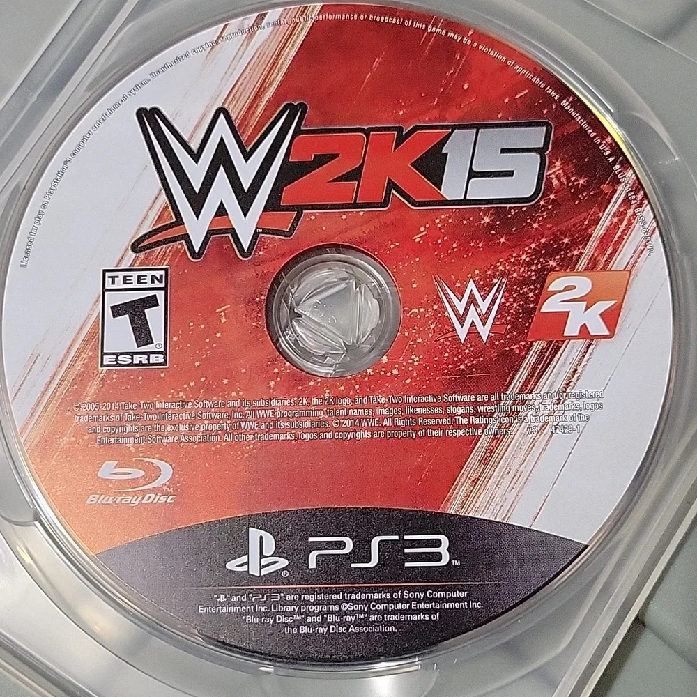 PLAYSTATION 3 WW2K15 WRESTLING GAME